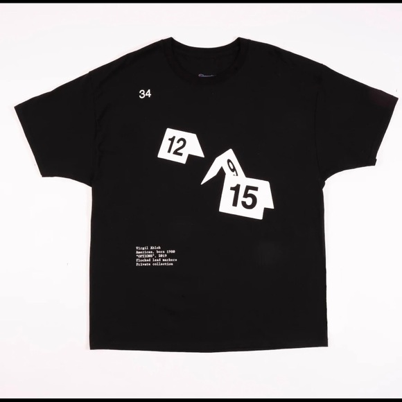 Virgil Abloh black tee, never worn - Picture 2 of 2